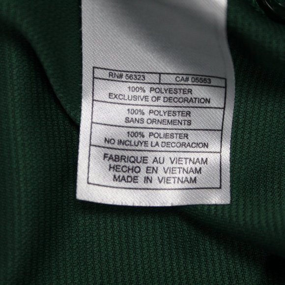 Nike Michigan State Polo Shirt Mens Medium Green Spartans FitDry Short Sleeve - Picture 9 of 12